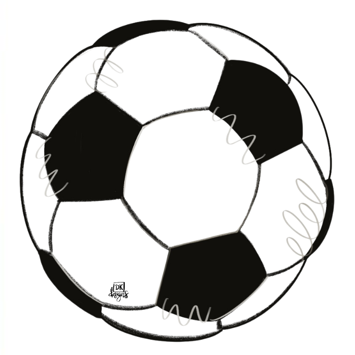 Door Hanger Attachment - Soccer Ball