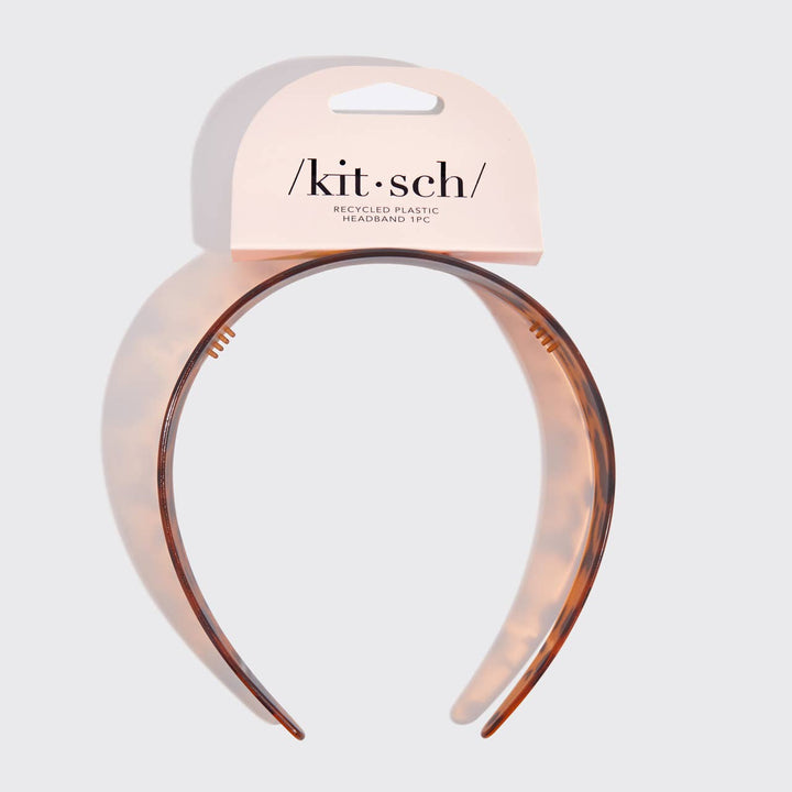 Kitsch - Recycled Plastic Wide Headband (Tortoise)