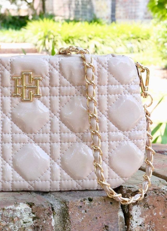 Livi - Quilted Crossbody (Nude)