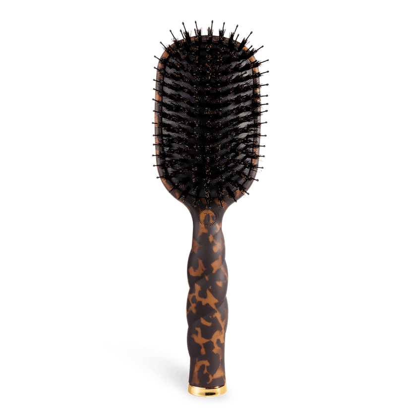 Teleties - Boar Bristle Hair Brush (Tortoise)