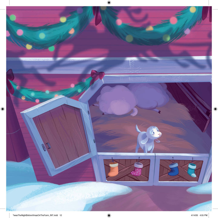 'Twas the Night Before Christmas on the Farm Book