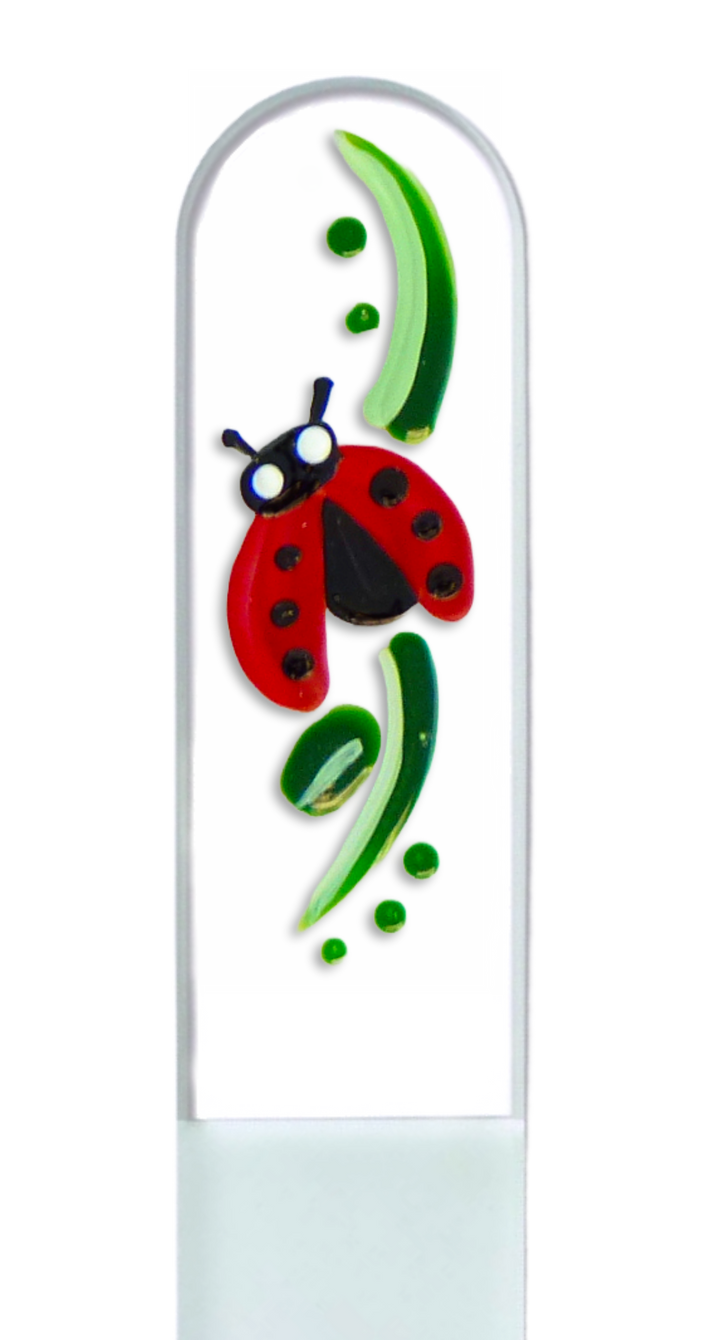Glass Nail File - Ladybug