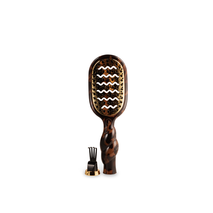 Teleties - Mini Vented Brush | Tortoise