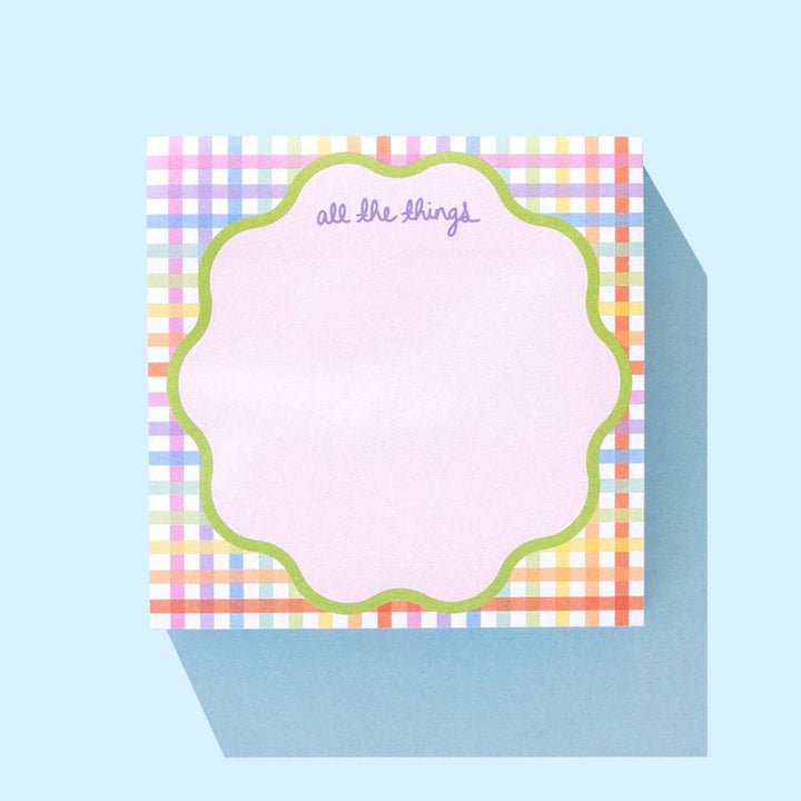 "All the Things" Sticky Notes Pad