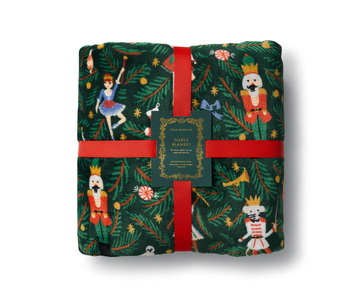 Rifle Paper - Nutcracker Fleece Blanket