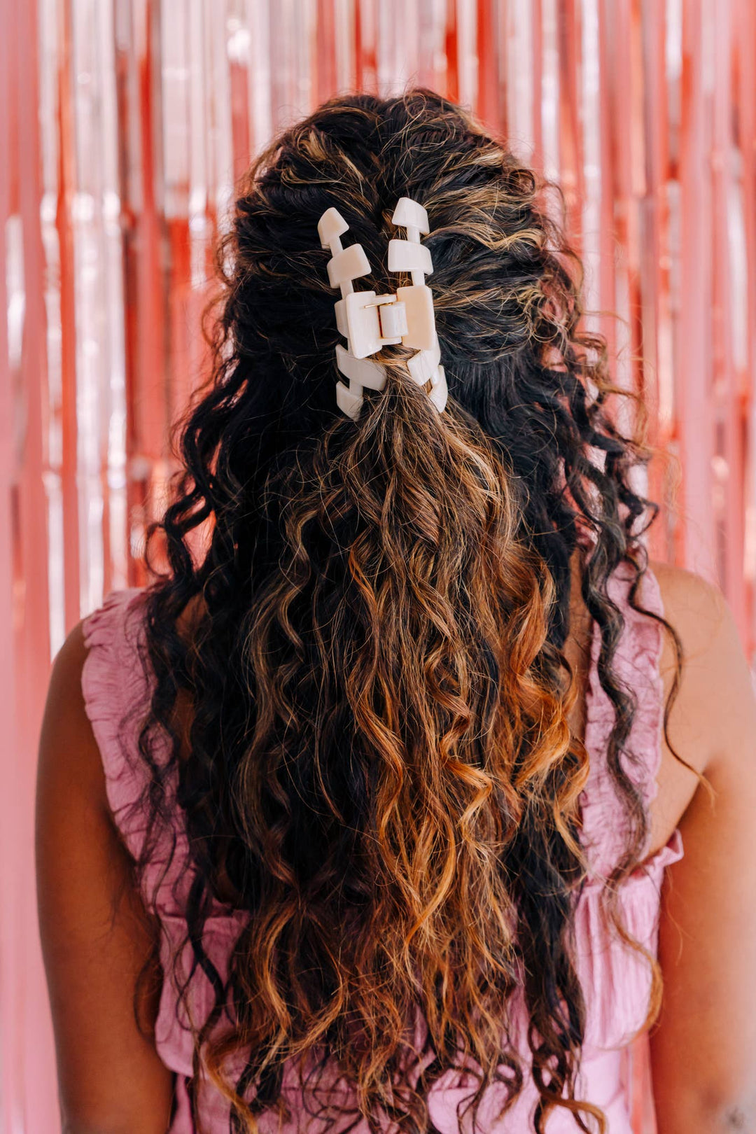 Teleties - Classic Hair Clip Large (Almond Beige)
