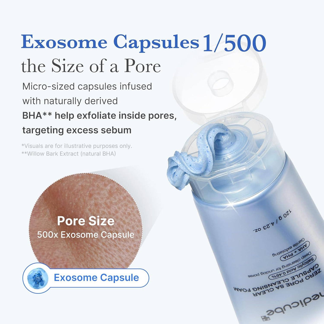 MEDICUBE Zero Pore SA Clear Capsule Cleansing Foam 120g 4.23 oz