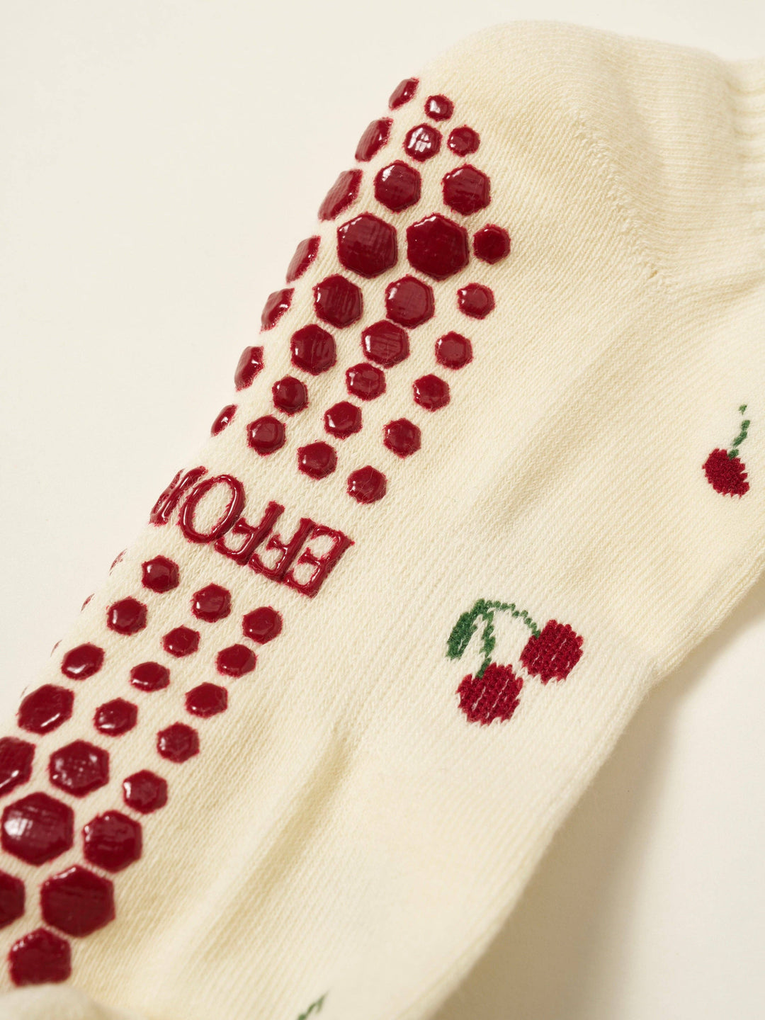 Grip Socks - Little Cherries & Petals