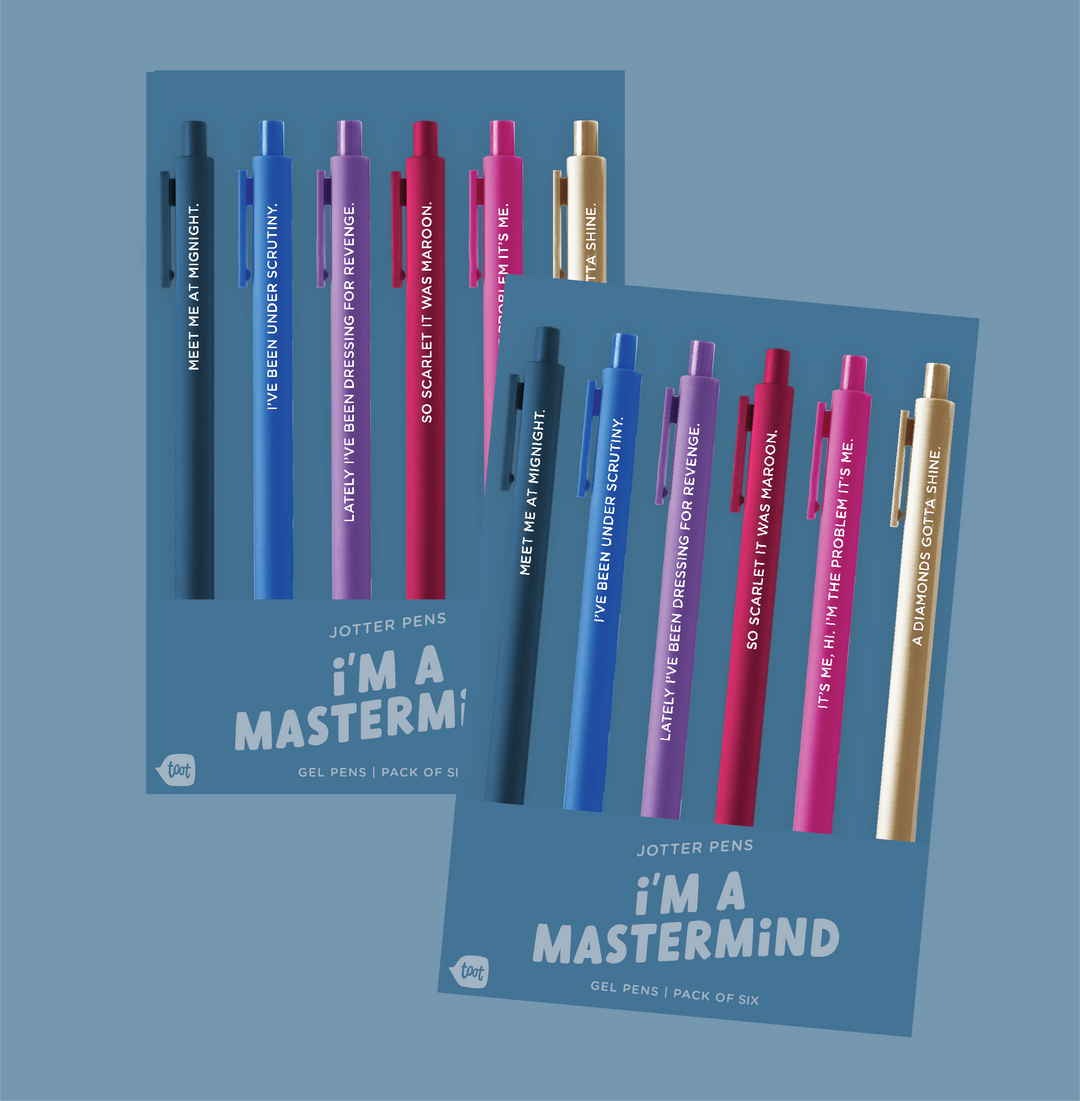 Jotter Pens 6 Pack: I'm A Mastermind