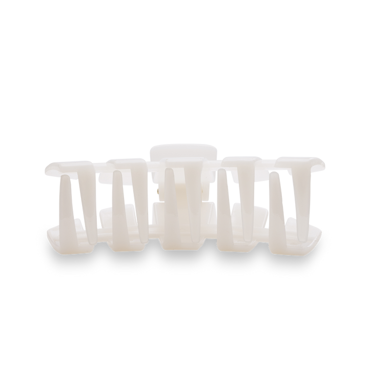 Teleties - Classic Hair Clip Coconut White (Large)