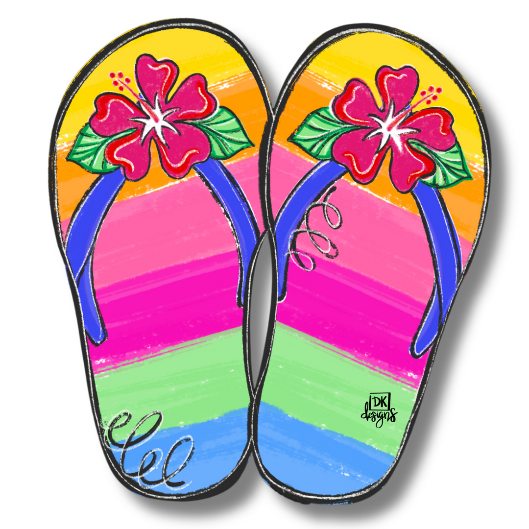 Door Hanger Attachment - Flip Flops