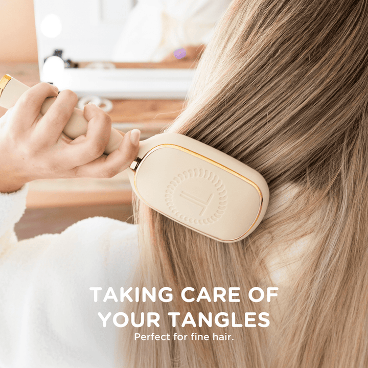 Teleties - Detangler Hair Brush for Fine Hair (Tan)