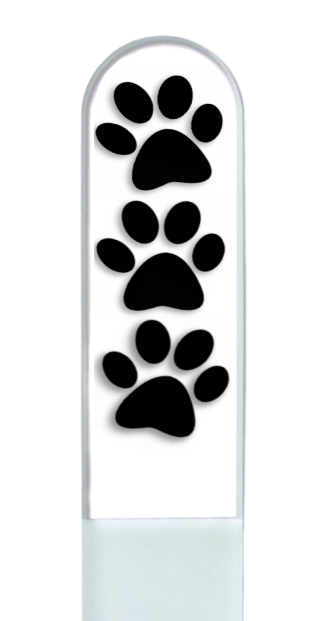Glass Nail File - Paw Print