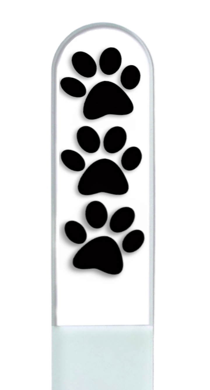 Glass Nail File - Paw Print
