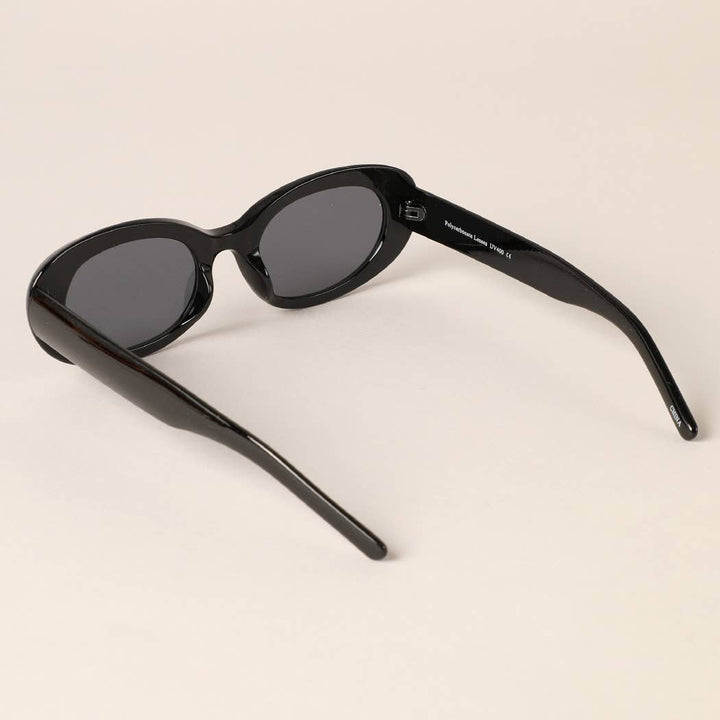 Kaelyn - Rounded Bold Frame Sunglasses