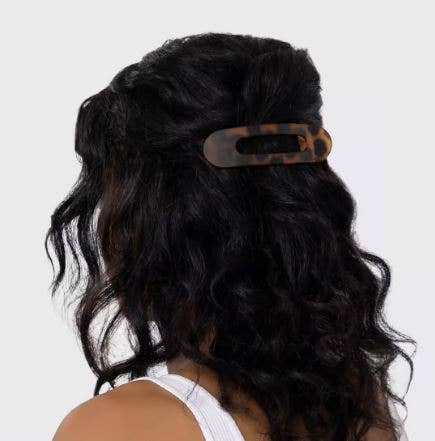 Kitsch - Flat Lay Claw Clip 2pc (Black & Tort)