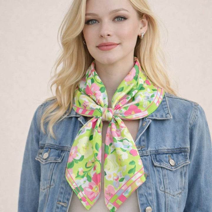 Dottie - Floral Print Scarf