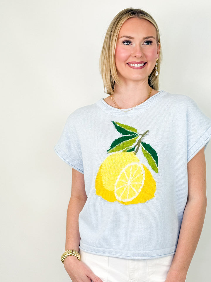 Lemon Knit Sweater