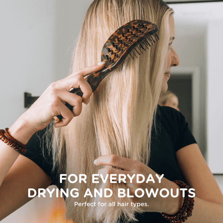 Teleties - Vented Hair Brush (Tortoise)