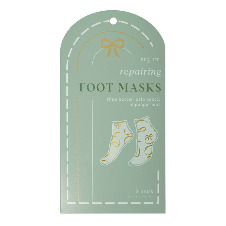 Repairing Foot Mask with Shea Butter Palo Santo & Peppermint