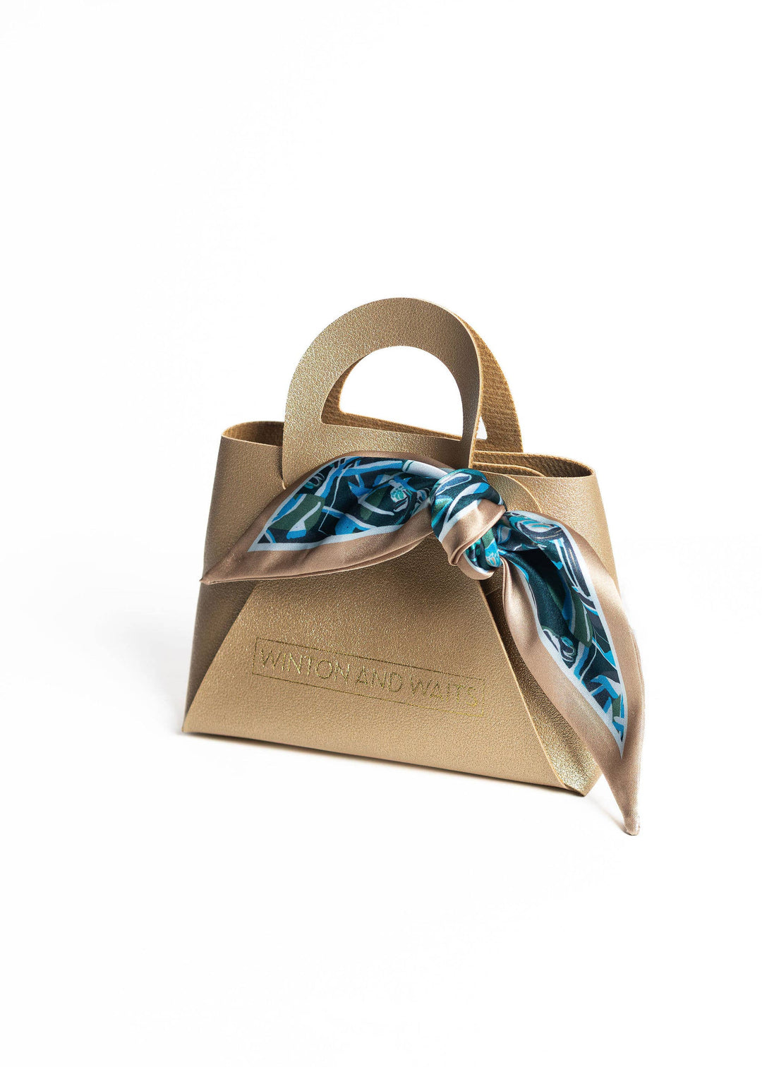 Winton & Waits - Painted Protea Accessory Scarf- Ocean