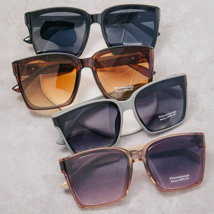 Large Square Lens Sunglasses