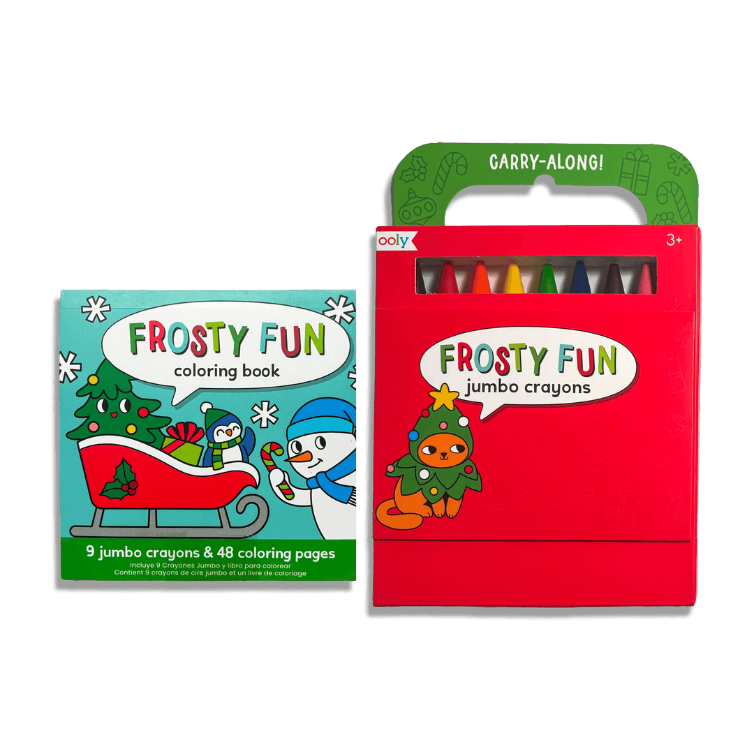 OOLY - Carry-Along Coloring Book Set - Frosty Fun