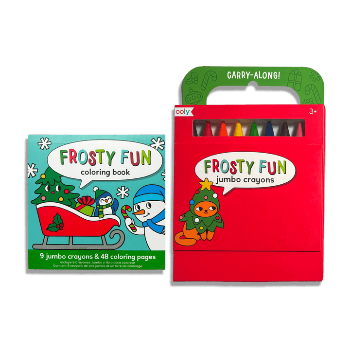 OOLY - Carry-Along Coloring Book Set - Frosty Fun