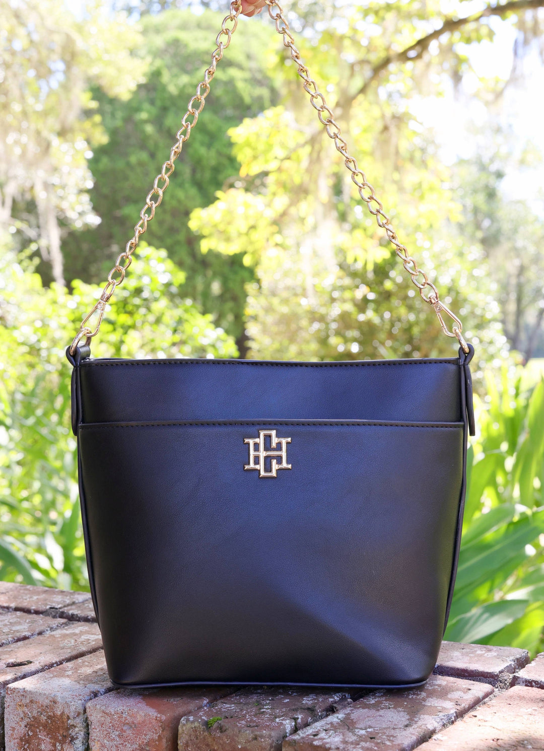 Brielle - Bucket Crossbody Bag (Black)