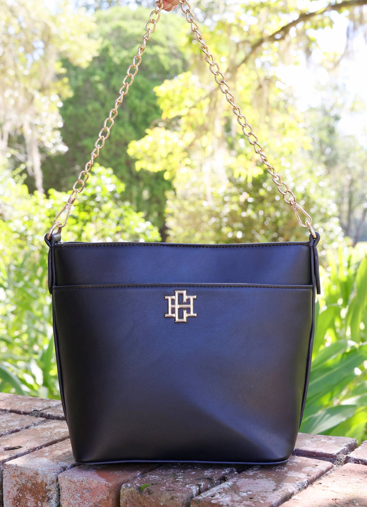 Brielle - Bucket Crossbody Bag (Black)