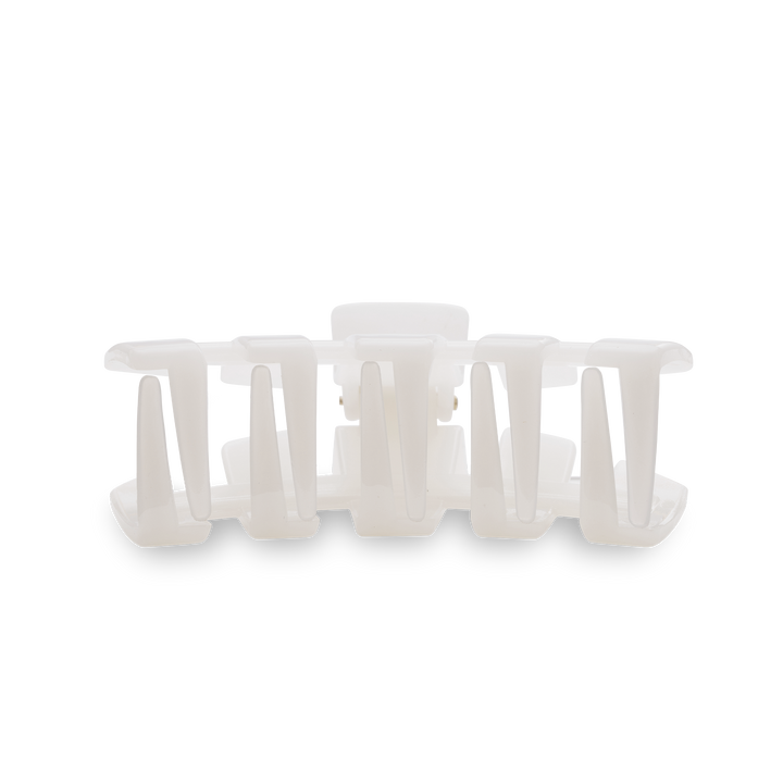 Teleties - Classic Hair Clip Coconut White (Medium)