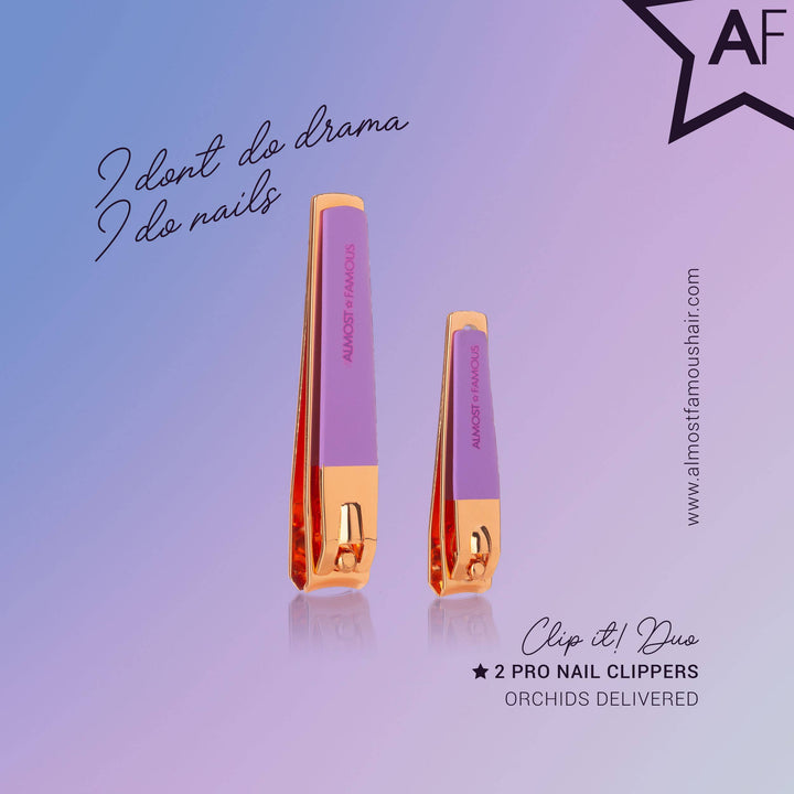 Rose Gold 2-Piece Nail Clipper Set