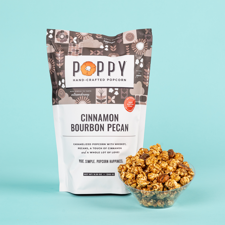 Poppy Popcorn - Cinnamon Bourbon Pecan Popcorn