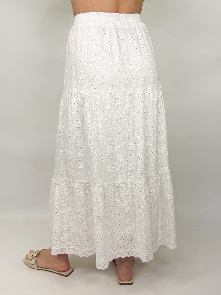 Barb - Simply Southern Eyelet Skirt