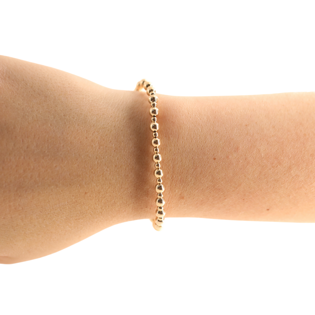 Beaded Blondes - Mini Katy Bracelet in Gold