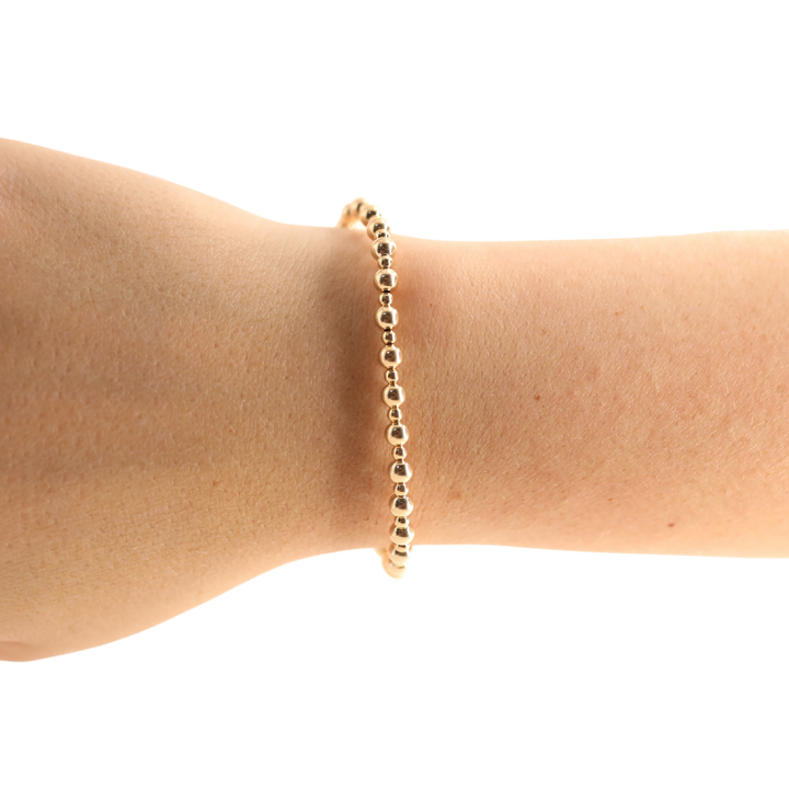 Beaded Blondes - Mini Katy Bracelet in Gold