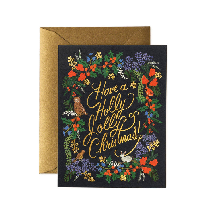 Rifle Paper - Holly Jolly Christmas Greeting Card