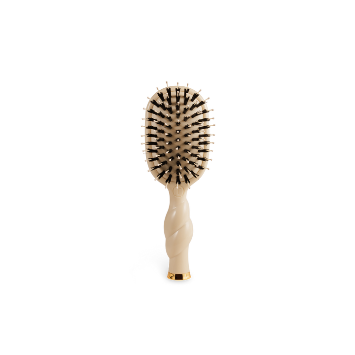 Teleties - Mini Boar Brush | Tan
