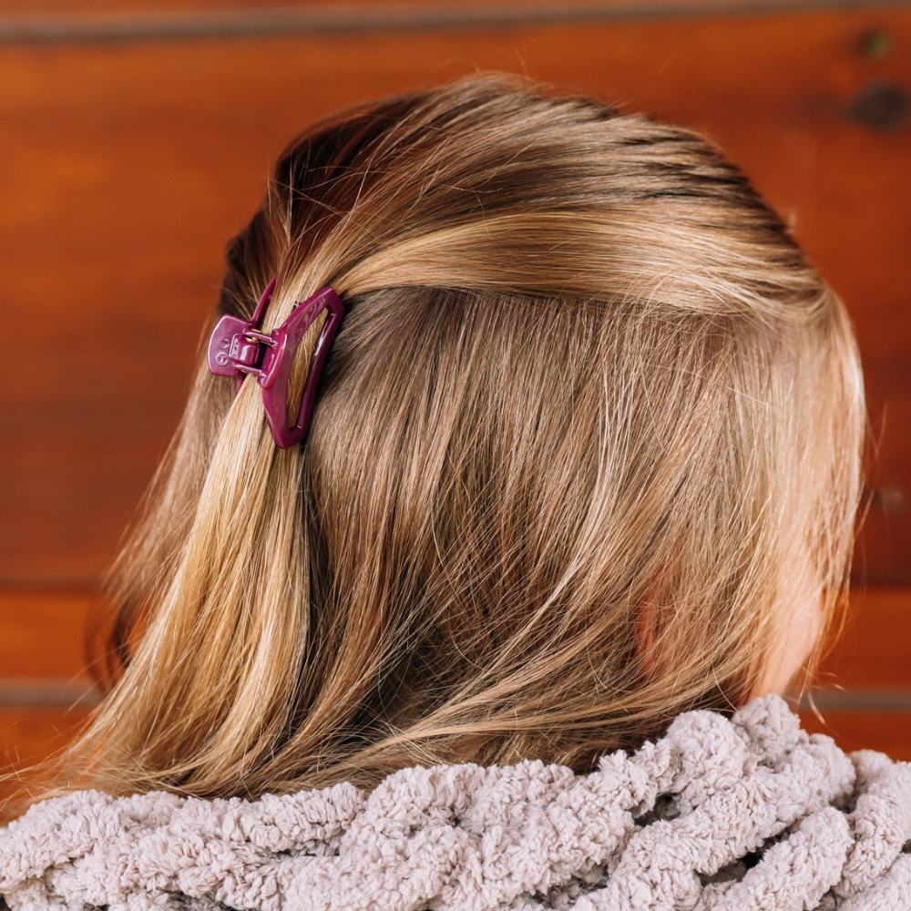 Teleties - Open Mulberry Tiny Hair Clip