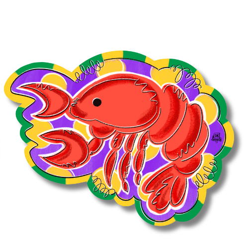 Door Hanger Attachment - Louisiana Crawfish