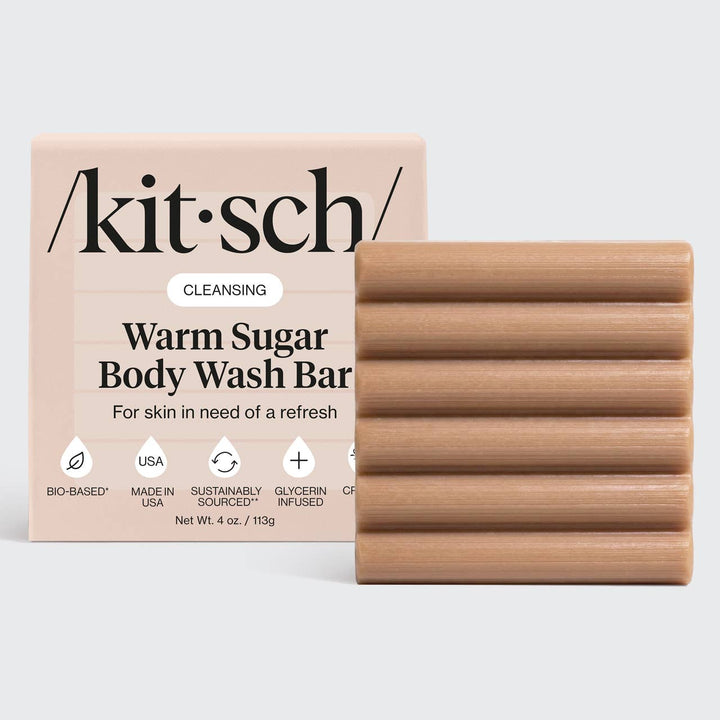Kitsch - Cleansing Warm Sugar Body Wash Bar