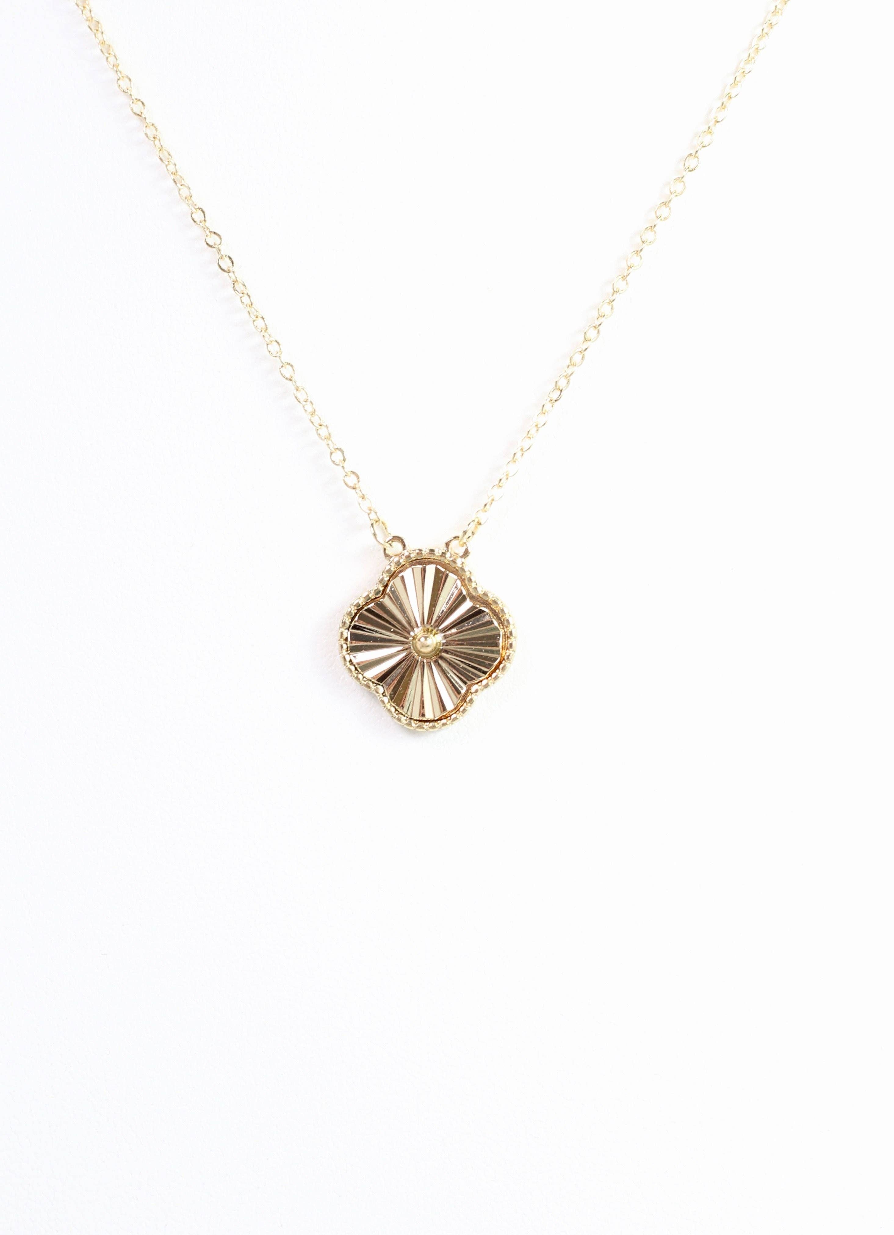 Denni - Clover Necklace Gold