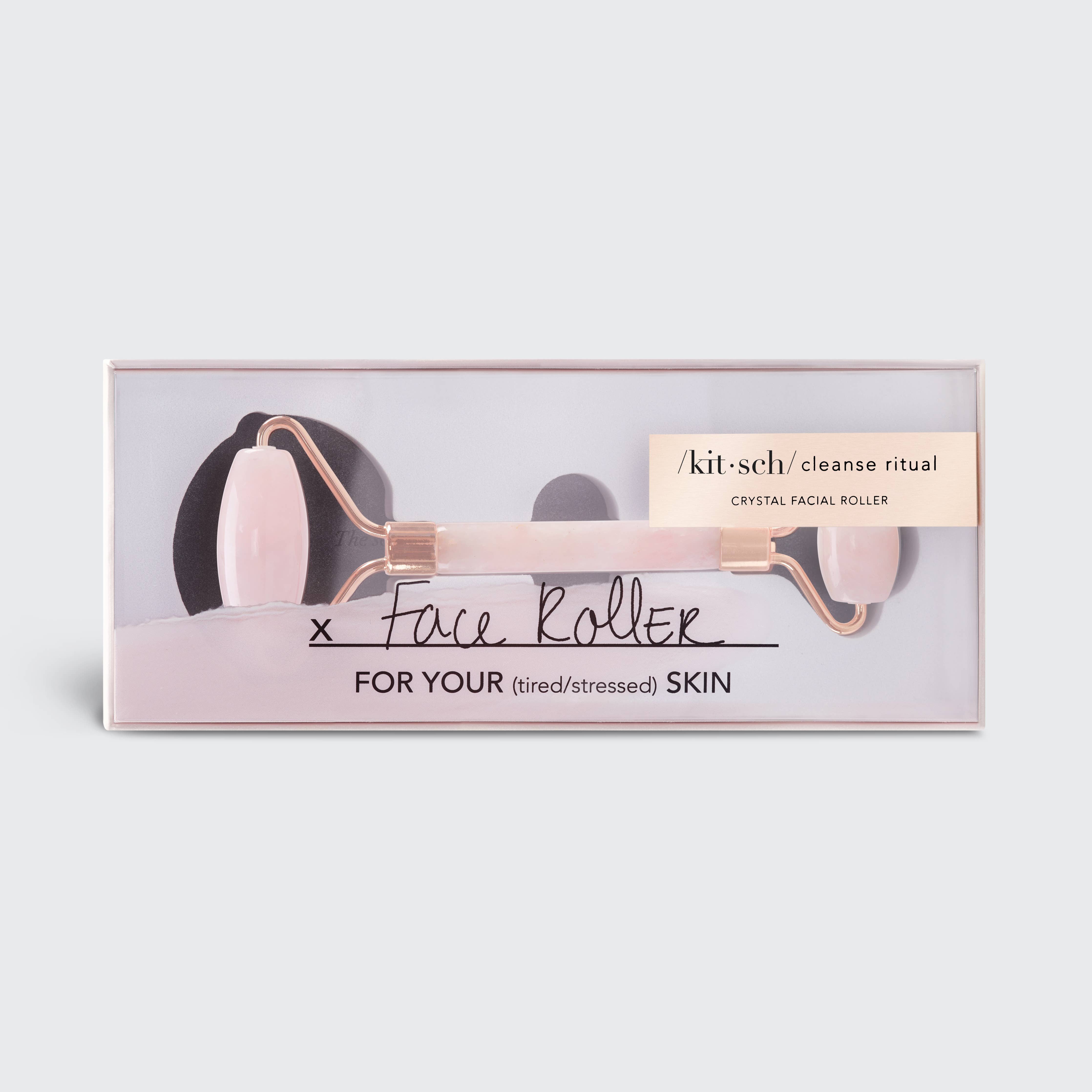 Kitsch - Rose Quartz Crystal Facial Roller