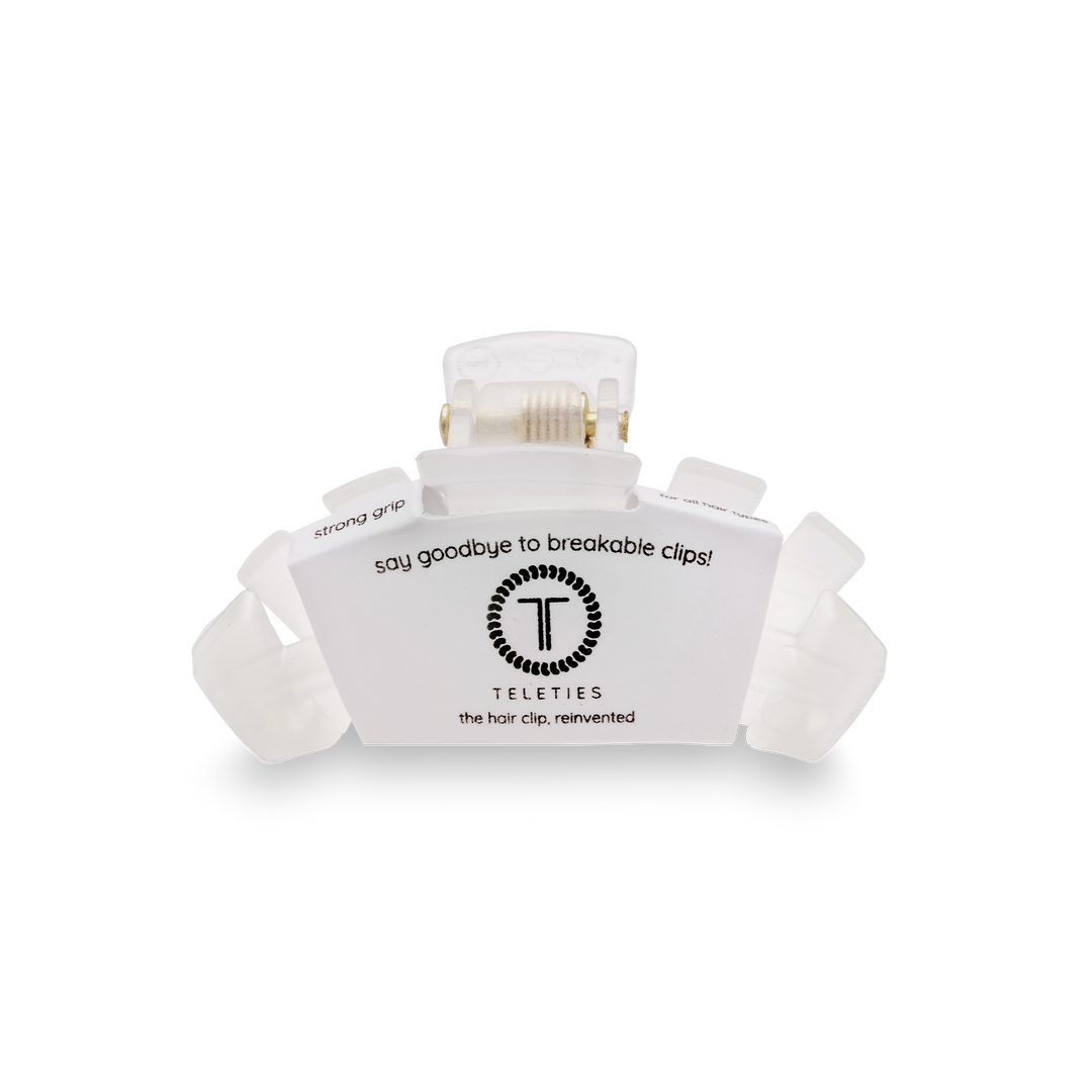 Teleties - Classic Hair Clip Tiny (Coconut White)