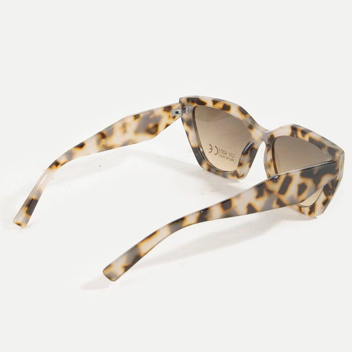 Amber -  Semi Cat Eye Sunglasses