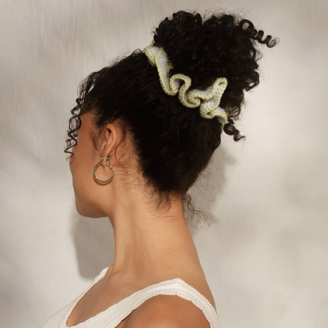 Kitsch - Crochet Scrunchie -  Butter Yellow