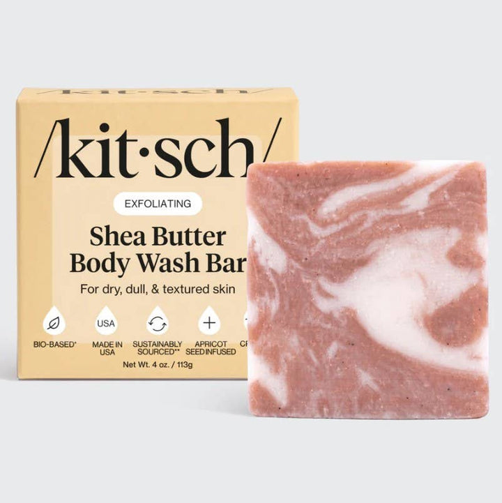 Kitsch - Shea Butter Exfoliating Body Wash Bar