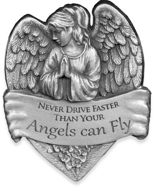 Visor Clip - Never Drive Faster Heart