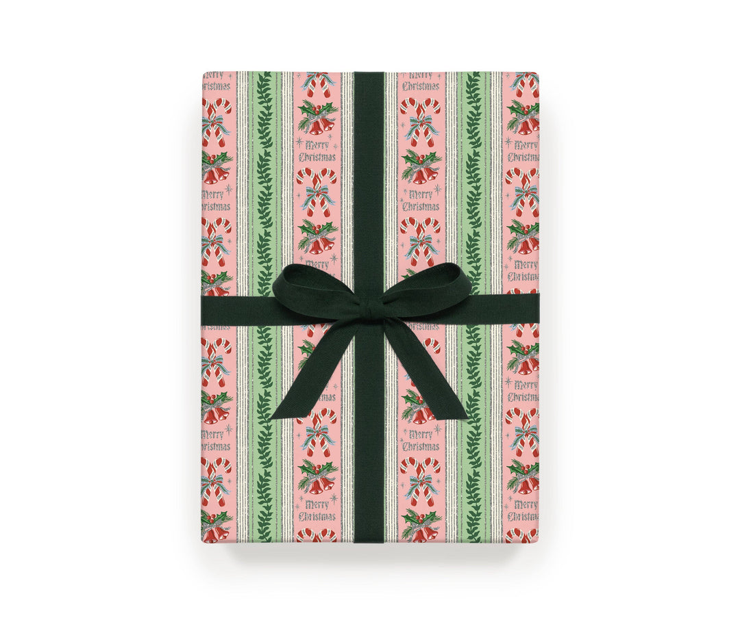 Rifle Paper - Candy Cane Stripe Wrapping Paper
