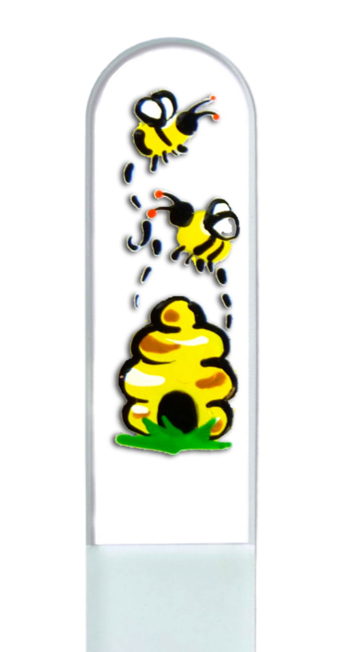 Glass Nail File - Beehive Honey Bee
